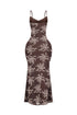 Elysia Velvet Burnout Maxi Dress